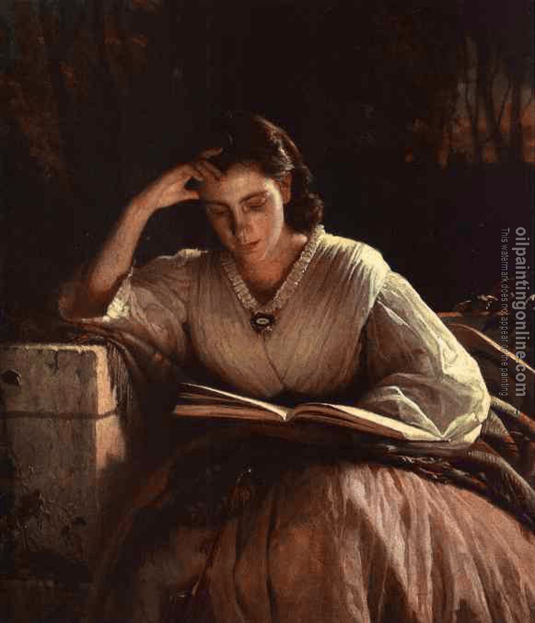 Ivan Nikolaevich Kramskoy - Sophia Kramskaya Reading